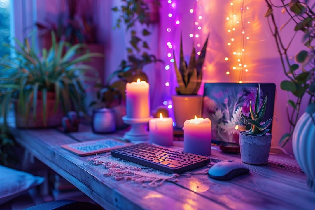 Ambient creative desk